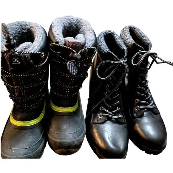 Bulk Men’s Women’s Snow Boots Shoe Lot of 9 Name Brand Wholesale Reseller ROI - Picture 6 of 11